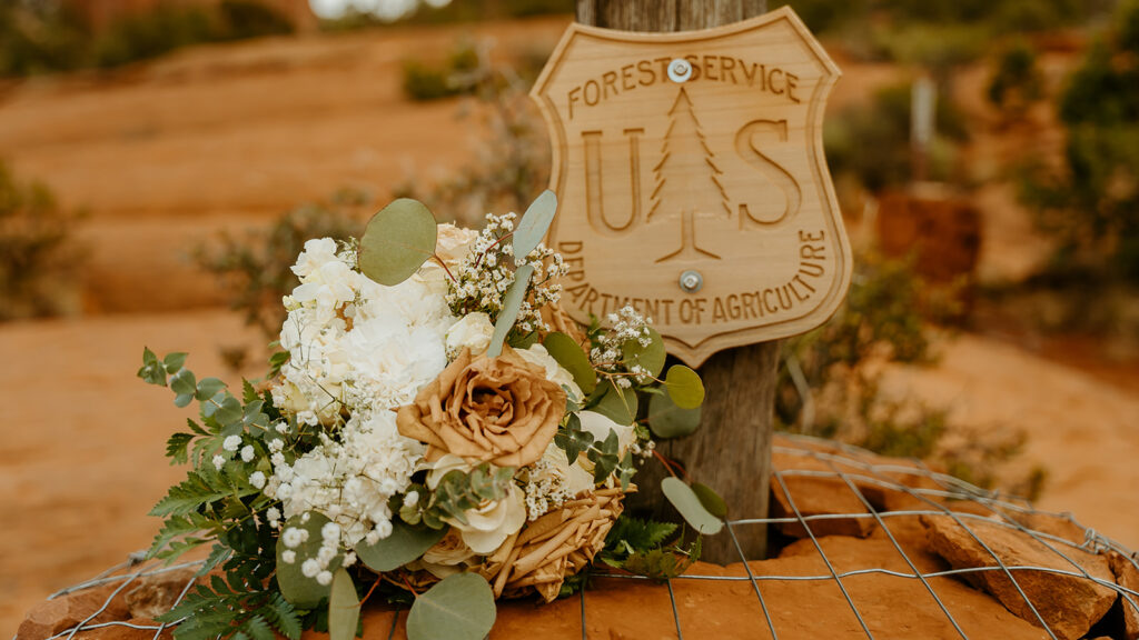 Reno Wedding Photographer captures details from wedding day hike