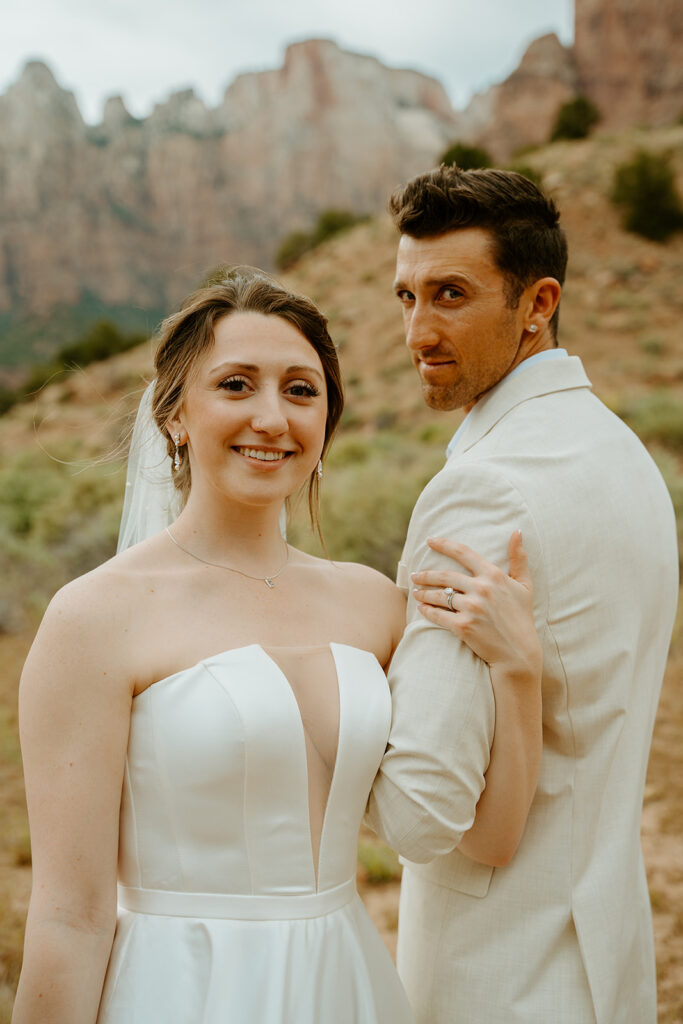 Destination Wedding Photographer captures bride and groom hugging